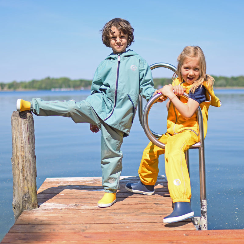 Finkid PUUSKIAINEN – Zip in Outdoorjacke trellis/navy 80/90