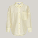 Twin Set aus Baumwolle in gelb: Shorts + Hemd