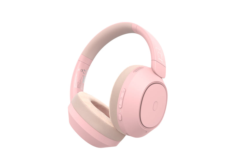 LALARMA – BLUETOOTH-KOPFHÖRER MIT NOISE-CANCELLING (ROSA)