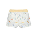 LÄSSIG Badehose Baby (mit Windel) - Surfbrett, weiß