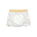 LÄSSIG Badehose Baby (mit Windel) - Surfbrett, weiß