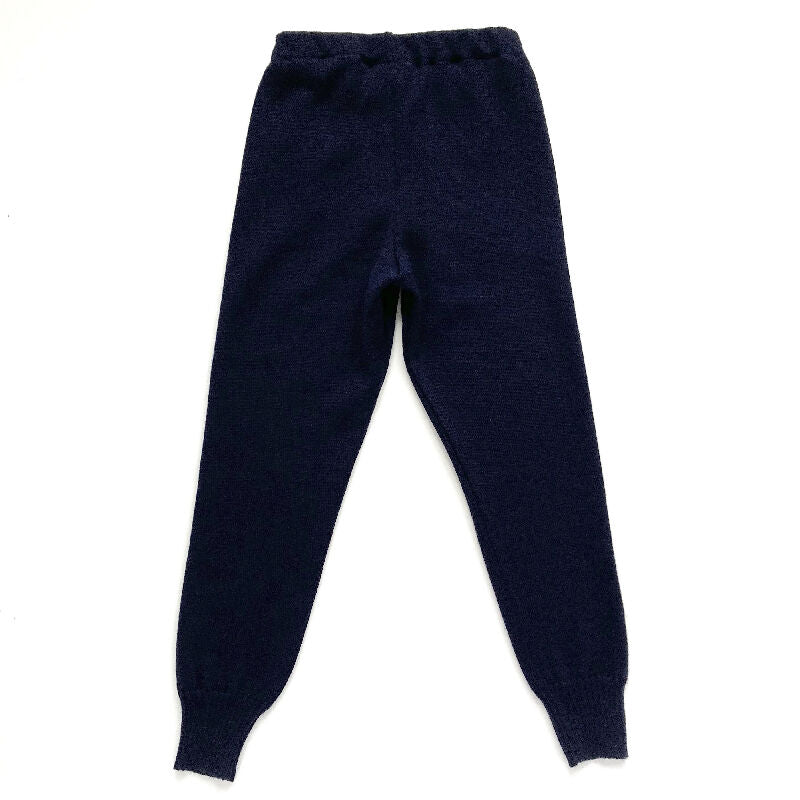 kronjuwel Wollhose / Leggings Größe 104/110 dunkelblau Upcycling