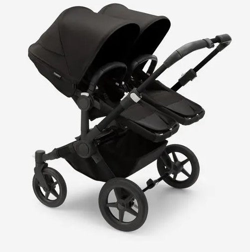 Bugaboo - Donkey 5 Geschwisterwagen (2xSportsitze / 2xBabywanne) - Schwarz - wie neu