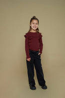 Jubel Gerippte Longsleeve - Queen Of Hearts Gr. 128