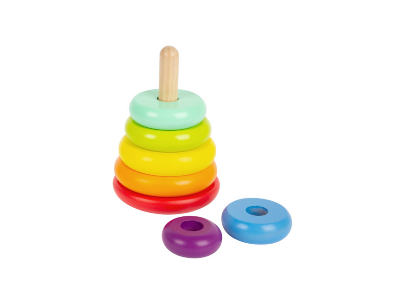 stacking tower rainbow