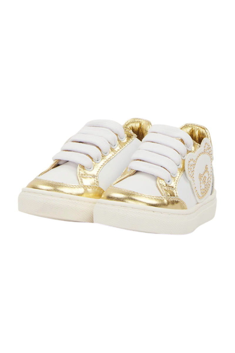 Moschino Bären-Sneaker mit Strass Mädchen Schuhe Kinder