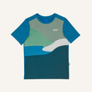 finkid TANSSI Jersey Kurzarmshirt mit Landschaftsprint-T-Shirts & Tops 90/100