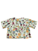 Waschbär T-Shirt Blumen