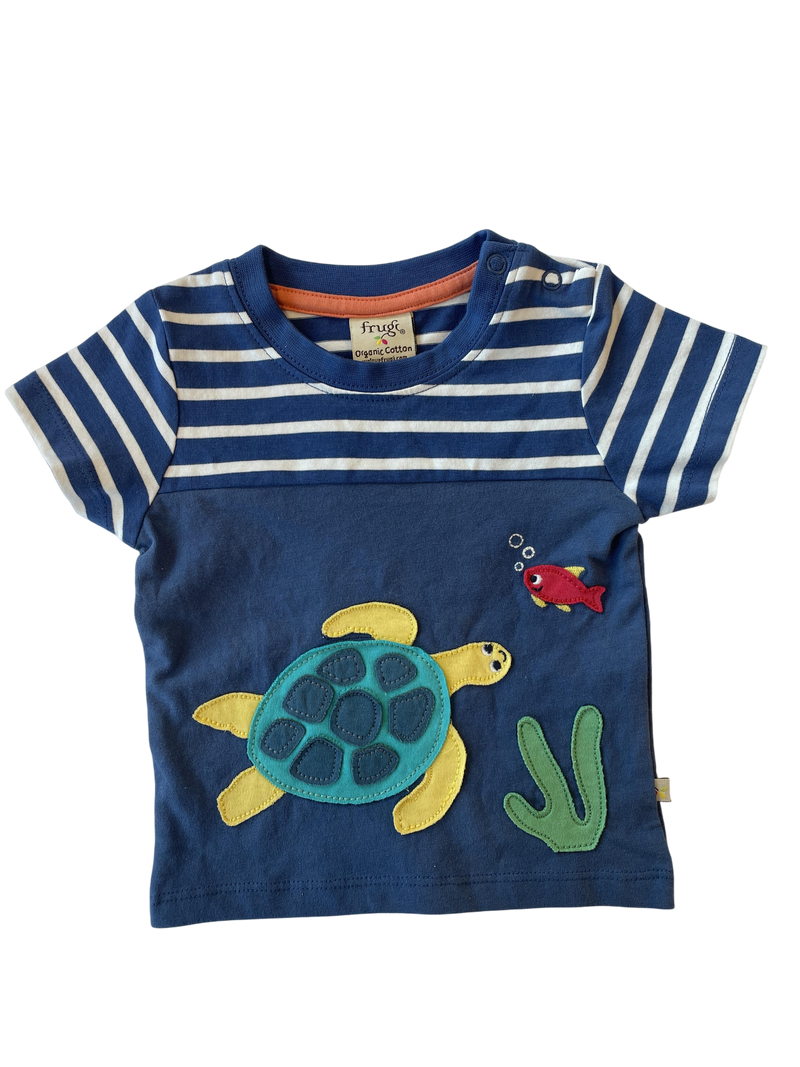 Frugi T-Shirt Unterwasserwelt 62 | 03m, 68 | 06m