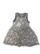 Kleider Kleider & Röcke Kleidung Kleid mit Vögeln Front Image Second Hand