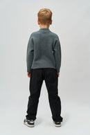 The New | Cardigan | Blue Melange