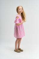 The New | Kleid | Carmine Rose Striped