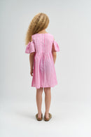 The New | Kleid | Carmine Rose Striped