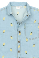 The New | Overshirt | Light Blue Denim EMB