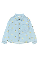 The New | Overshirt | Light Blue Denim EMB