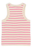 The New | Top | Carmine Rose Striped