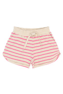 The New | Shorts | Carmine Rose Striped