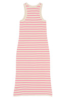 The New | Kleid | Carmine Rose Striped