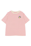 The New | T-Shirt | Carmine Rose Striped