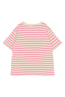 The New | T-Shirt | Carmine Rose Striped