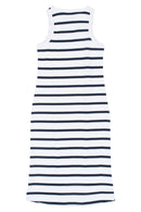 The New | Kleid| Navy Blazer Striped