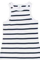 The New | Kleid| Navy Blazer Striped