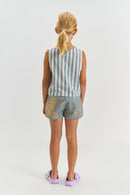 The New | Top | Forever Blue Striped