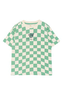 The New | T-Shirt | Creme De Menthe Check