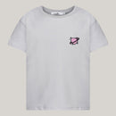 T-Shirt aus Baumwolle mit Herz-Stickerei