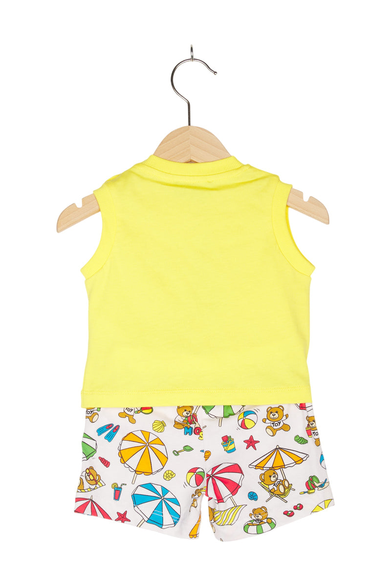 Moschino Set Top Shorts Kurze Hose Bär