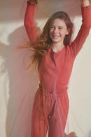 Tammo Longsleeve in Trauben farbenem Rippjersey