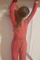 Tammo Longsleeve in Trauben farbenem Rippjersey