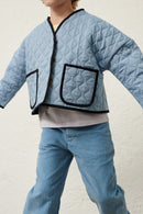 Taza Jacke in denim-blau für Kinder 158/164