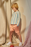 Enno shorts in grapefruit pink für Kinder