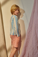 Enno shorts in grapefruit pink für Kinder