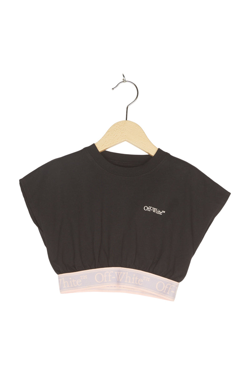 Off-White T-Shirt Top Crop