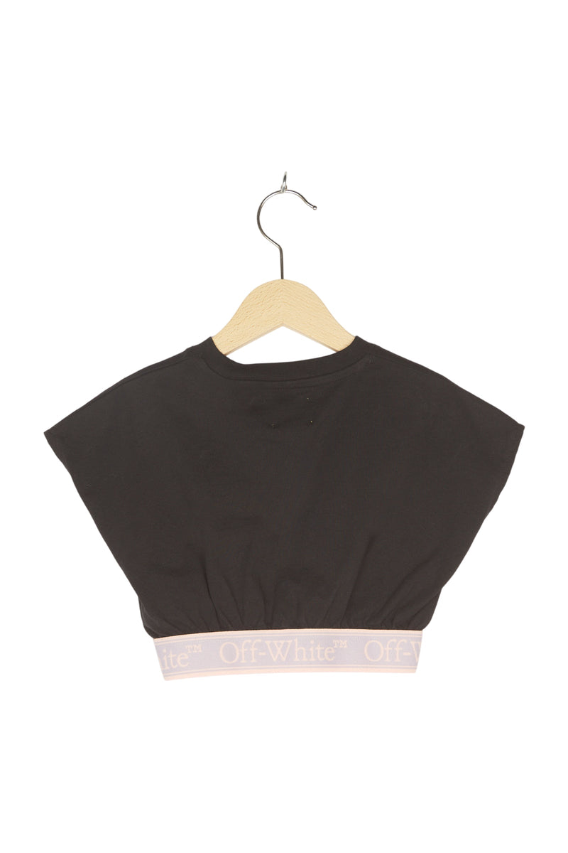 Off-White T-Shirt Top Crop