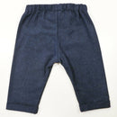 kronjuwel Babyhose 74 blau 100% Baumwolle Flanell Upcycling