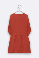 Uma Kleid in rostrot für Kinder