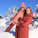 Finkid KAJO HUSKY – Skihose mit Po- und Knieverstärkung terracotta/raspberry