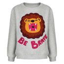 CHIO MI Lion Sweatshirt grey melange