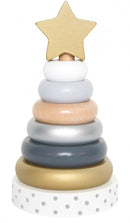 JaBaDaBaDo - Steckturm in Silber und Gold mit Stern