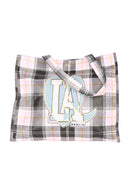 Lala Berlin Shopper Handtasche Cali Check Pink Blush