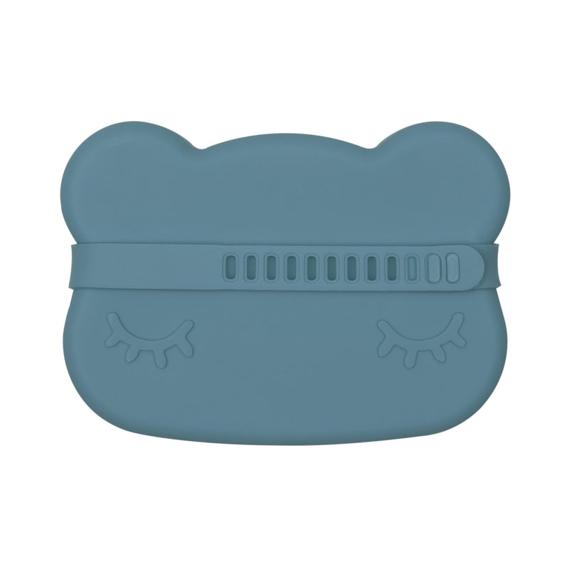 We Might Be Tiny - Snackie lunch box bear "petrol blue"