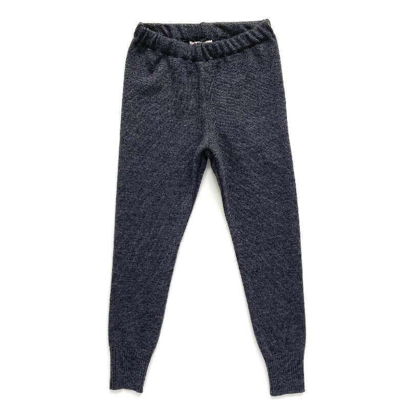 kronjuwel Merinowollhose / Leggings Größe 104 grau Upcycling