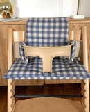 Waterproof Plaid Cushion for Stokke Tripp Trapp High Chair – Washable extra Padded