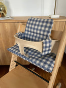 Waterproof Plaid Cushion for Stokke Tripp Trapp High Chair – Washable extra Padded