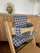 Waterproof Plaid Cushion for Stokke Tripp Trapp High Chair – Washable extra Padded