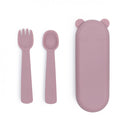 We Might Be Tiny - cutlery set "Feedie Fork &amp; Spoon" dusty rose