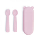 We Might Be Tiny - cutlery set "Feedie Fork &amp; Spoon" powder pink